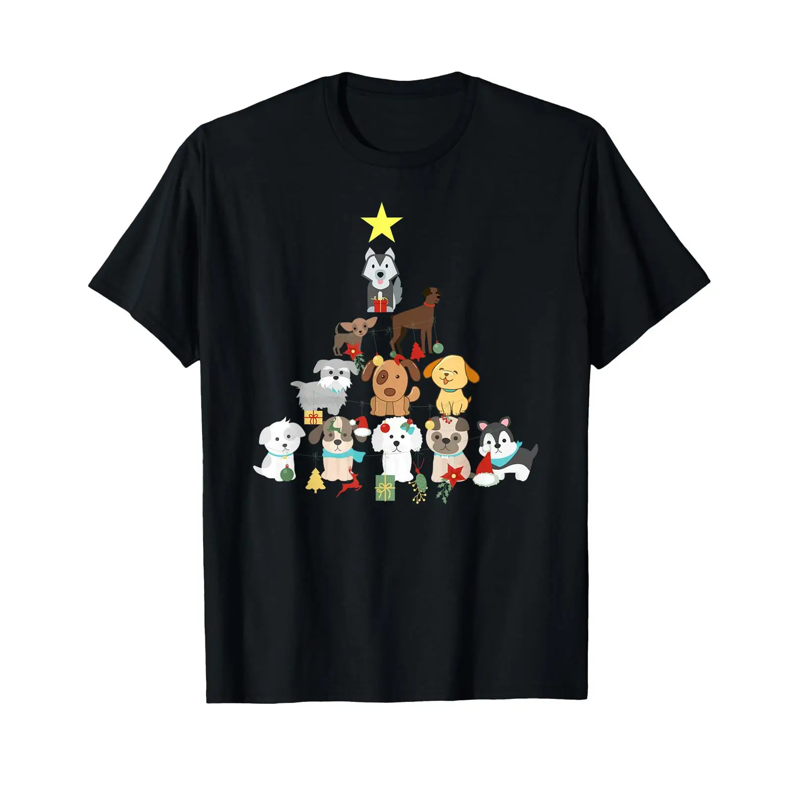 Family Tree Print - Kaos Anak Laki-laki Perempuan Keluarga Natal