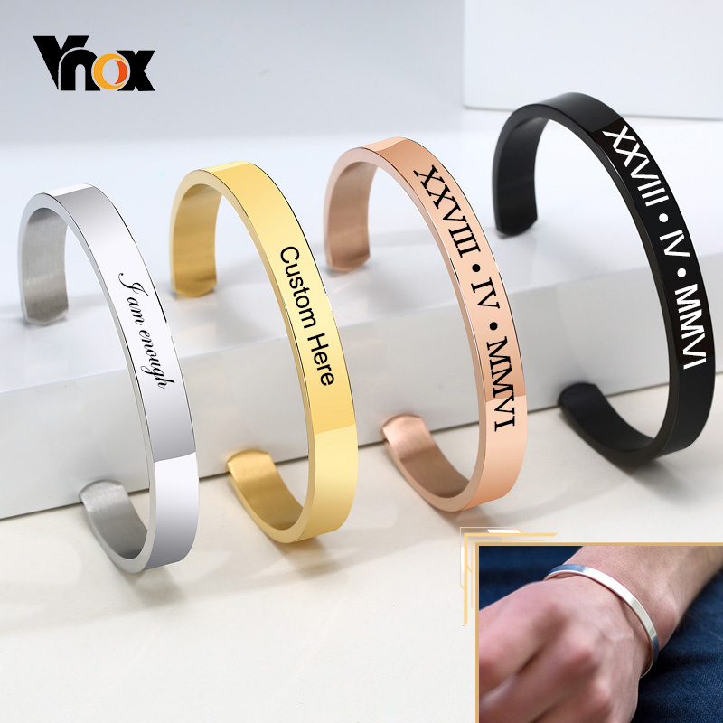 Vnox Dropshipping gelang klasi - Coordinates Bracelet ulasan dan harga