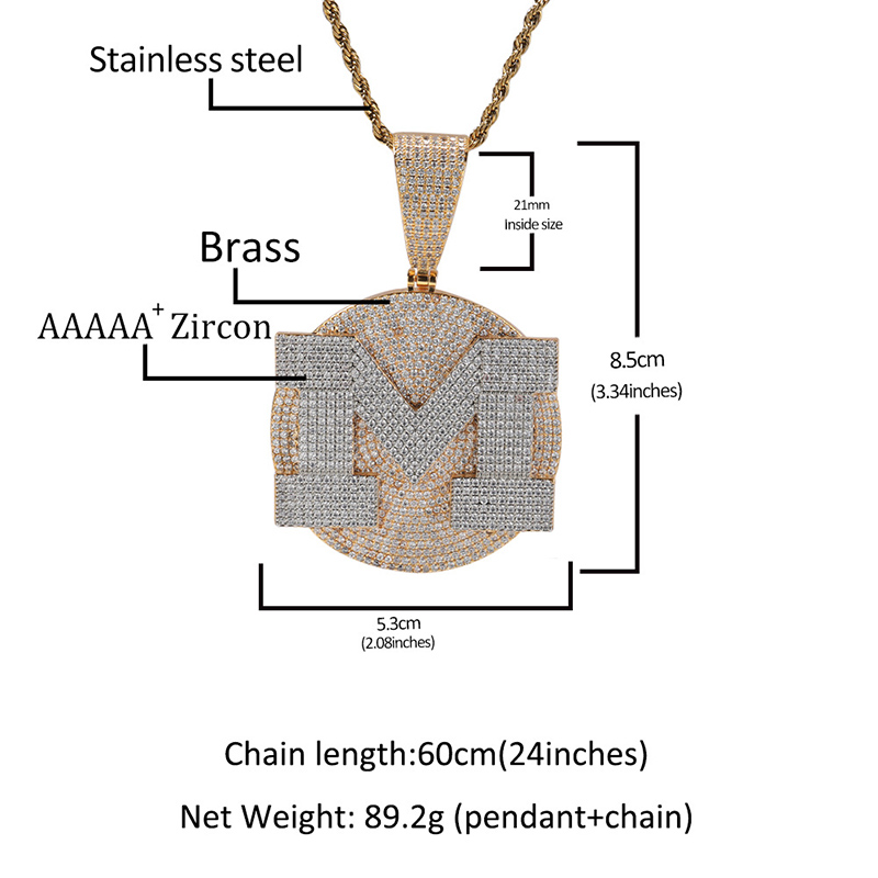 Kalung liontin bulat nama huru - Name Necklace Custom ulasan dan harga