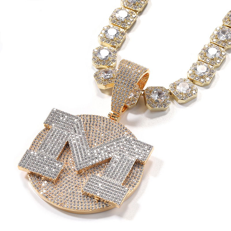 Kalung liontin bulat nama huru - Name Necklace Custom ulasan dan harga